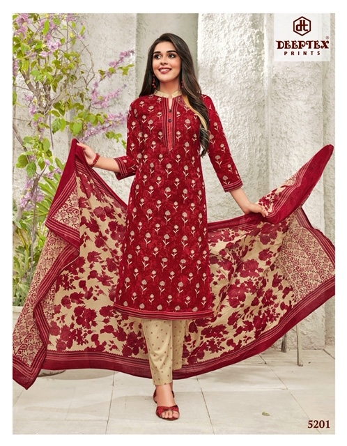 Miss India Vol-52 By Deeptex Prints 52001 To To 52026 Series Beautiful Fancy Colorful Stylish Wedding Wear Collection Party Wear & Occasional Wear Cotton Print Dresses At Wholesale Price