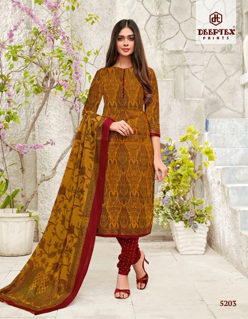 Miss India Vol-52 By Deeptex Prints 52001 To To 52026 Series Beautiful Fancy Colorful Stylish Wedding Wear Collection Party Wear & Occasional Wear Cotton Print Dresses At Wholesale Price