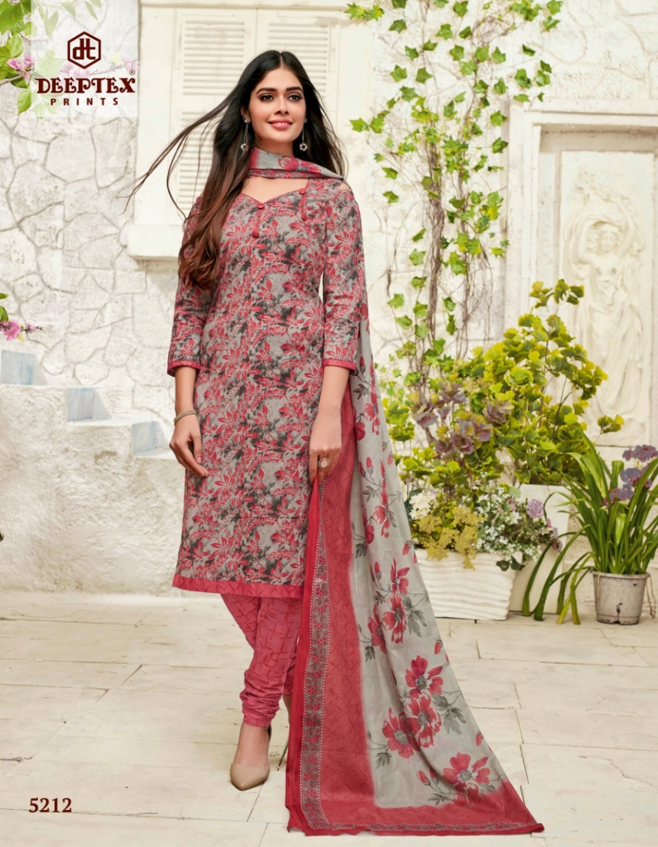Miss India Vol-52 By Deeptex Prints 52001 To To 52026 Series Beautiful Fancy Colorful Stylish Wedding Wear Collection Party Wear & Occasional Wear Cotton Print Dresses At Wholesale Price