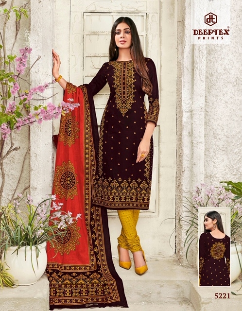 Miss India Vol-52 By Deeptex Prints 52001 To To 52026 Series Beautiful Fancy Colorful Stylish Wedding Wear Collection Party Wear & Occasional Wear Cotton Print Dresses At Wholesale Price