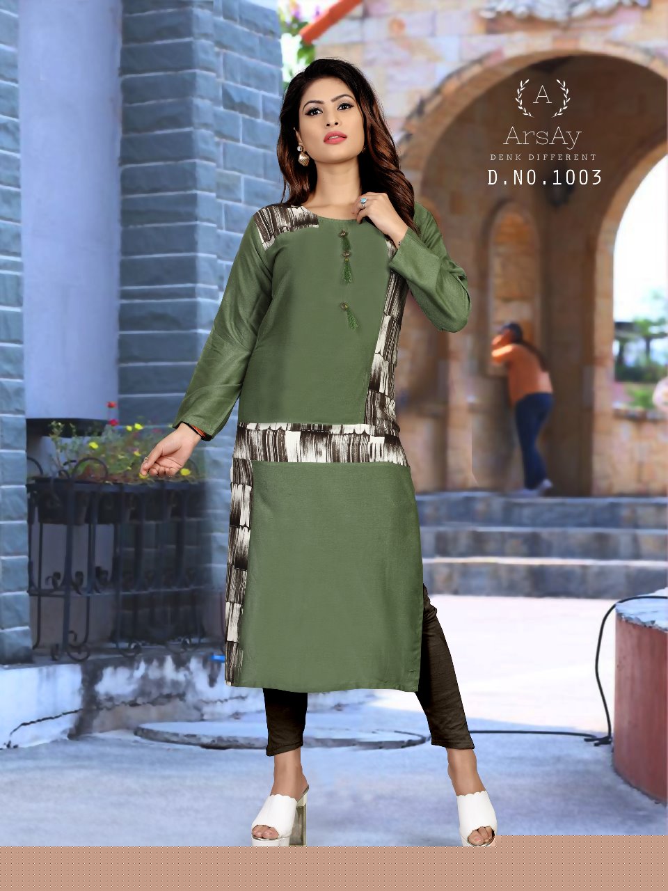 Mitthu Vol-1 By Arsay 1001 To 1006 Series Beautiful Stylish Fancy Colorful Casual Wear & Ethnic Wear Heavy Rayon Cotton Printed Kurtis At Wholesale Price