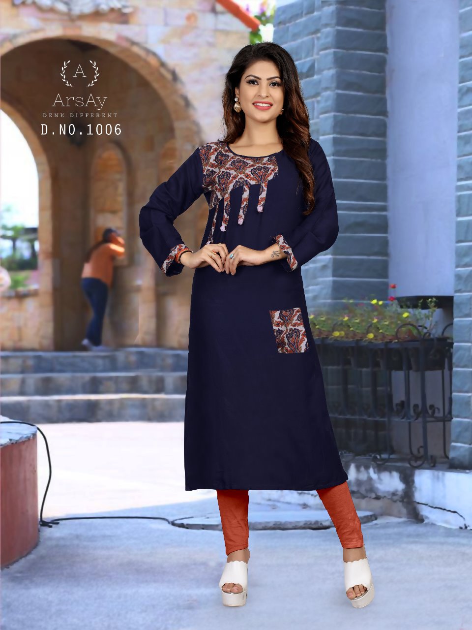Mitthu Vol-1 By Arsay 1001 To 1006 Series Beautiful Stylish Fancy Colorful Casual Wear & Ethnic Wear Heavy Rayon Cotton Printed Kurtis At Wholesale Price