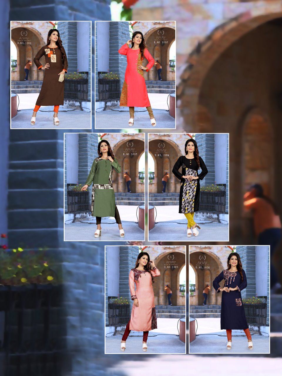 Mitthu Vol-1 By Arsay 1001 To 1006 Series Beautiful Stylish Fancy Colorful Casual Wear & Ethnic Wear Heavy Rayon Cotton Printed Kurtis At Wholesale Price