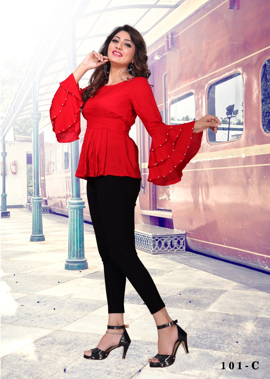 Molly By Pcs Group 101-a To 101-h Series Indian Traditional Wear Collection Beautiful Stylish Fancy Colorful Party Wear & Occasional Wear Heavy Rayon Cotton Kurtis At Wholesale Price