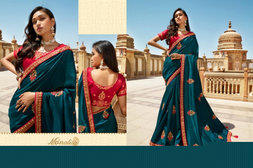 Monalisa 1001 Series By Monalisa 1001 To 1011 Series Designer Wedding Collection Beautiful Stylish Fancy Colorful Party Wear & Occasional Wear Fancy Sarees At Wholesale Price