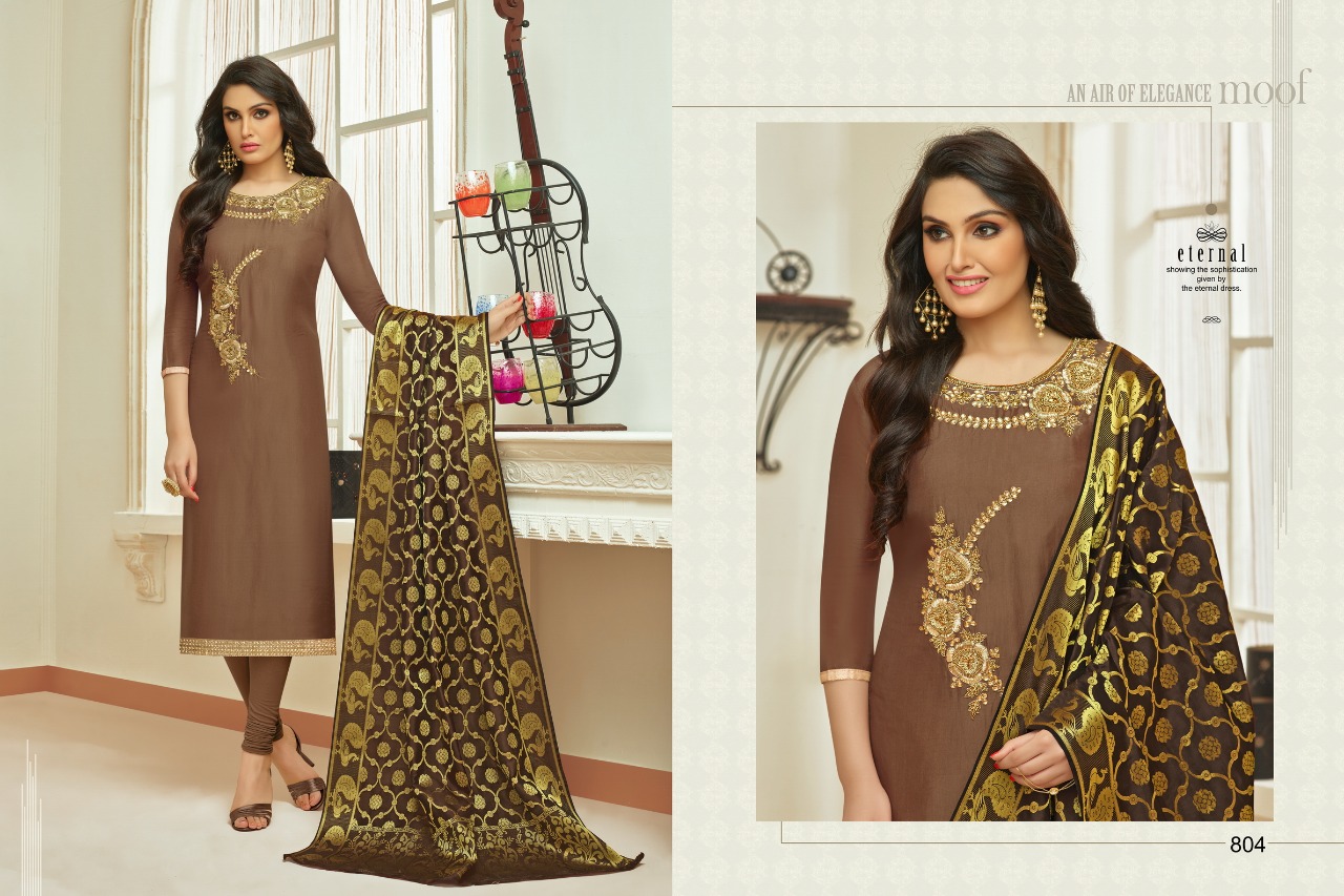 Moof-10 By Moof Fashion 801 To 808 Series Beautiful Suits Colorful Stylish Fancy Casual Wear & Ethnic Wear Maslin Cotton Dresses At Wholesale Price