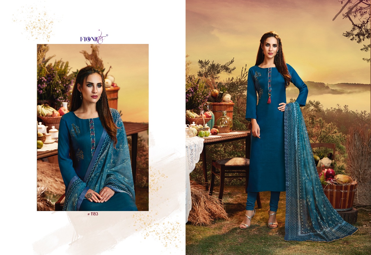 Mosam By Fionista 1181 To 1186 Series Indian Traditional Wear Collection Beautiful Stylish Fancy Colorful Party Wear & Occasional Wear Linen Satin Printed Kurtis At Wholesale Price