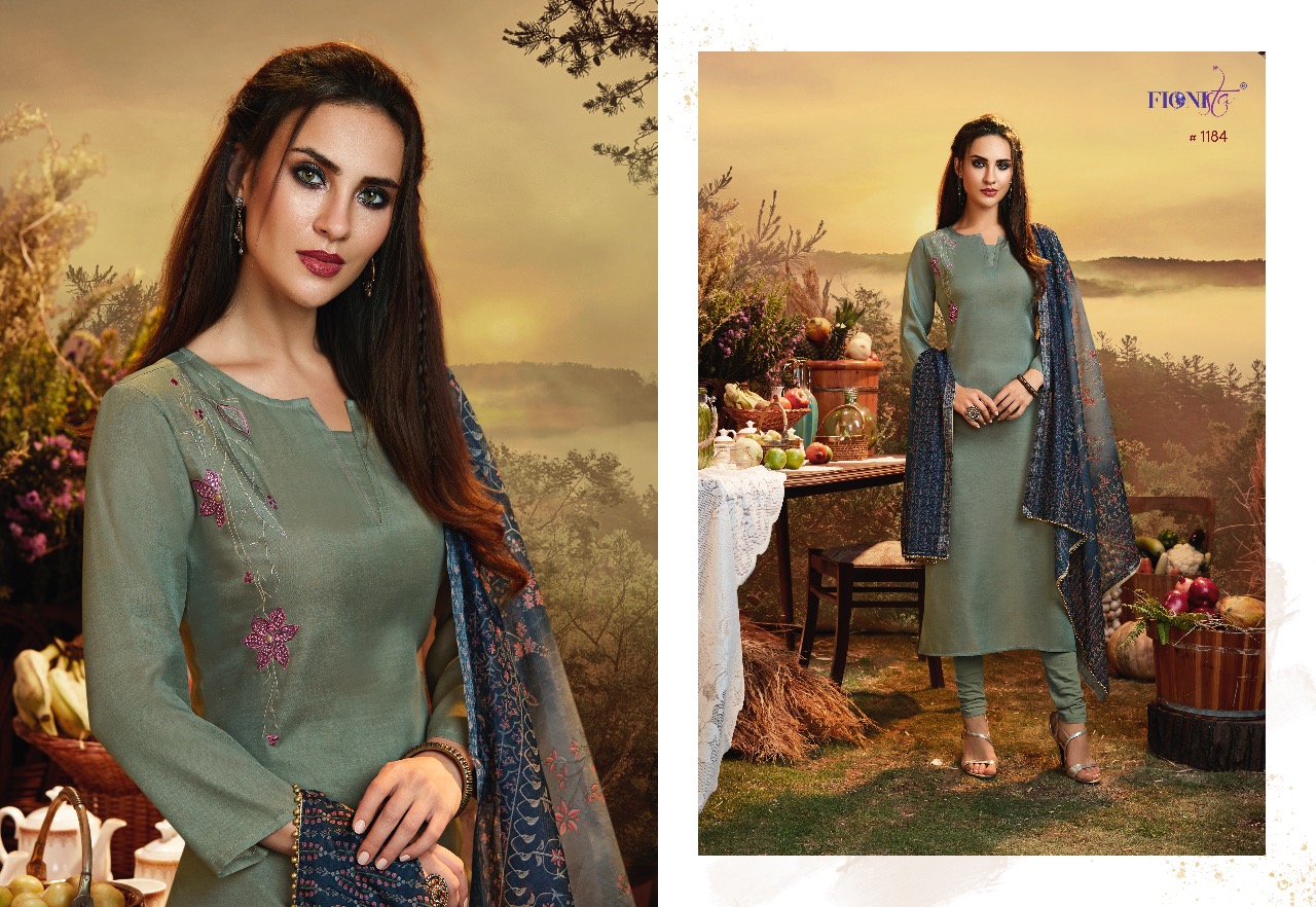 Mosam By Fionista 1181 To 1186 Series Indian Traditional Wear Collection Beautiful Stylish Fancy Colorful Party Wear & Occasional Wear Linen Satin Printed Kurtis At Wholesale Price