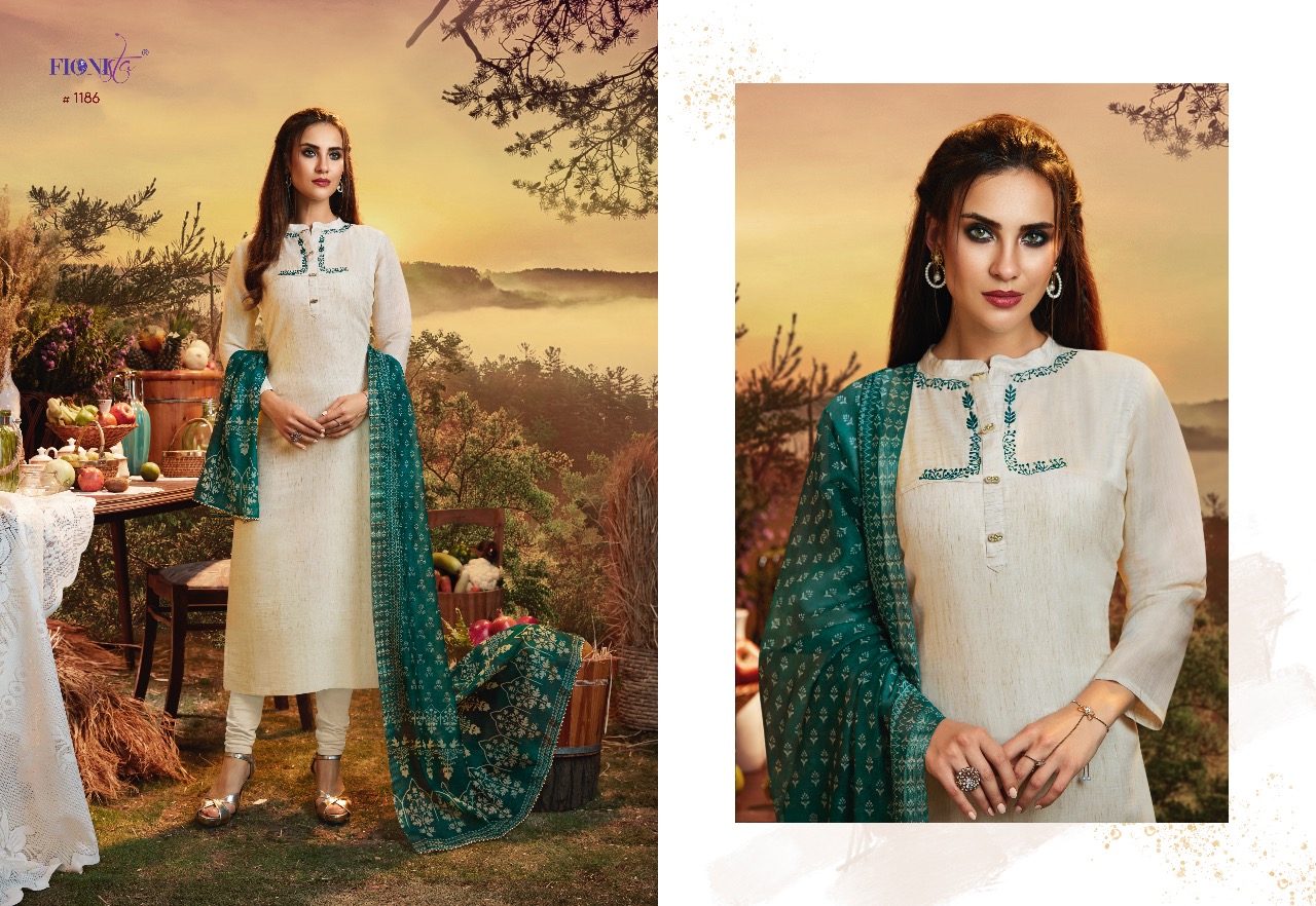 Mosam By Fionista 1181 To 1186 Series Indian Traditional Wear Collection Beautiful Stylish Fancy Colorful Party Wear & Occasional Wear Linen Satin Printed Kurtis At Wholesale Price