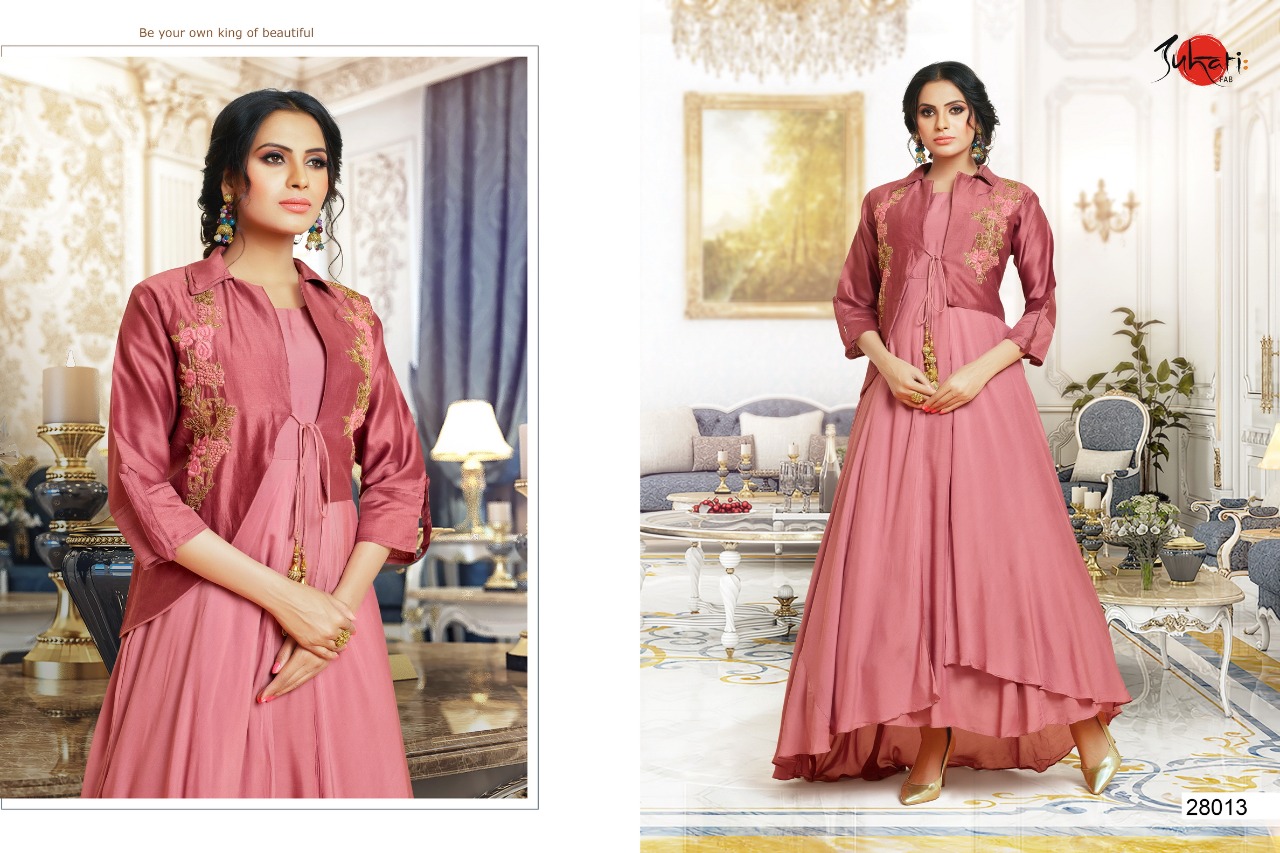 Myra Vol-4 By Suhati Fab 28008 To 28017 Series Designer Stylish Fancy Colorful Beautiful Party Wear & Ethnic Wear Satin/ Muslin Silk Kurtis At Wholesale Price