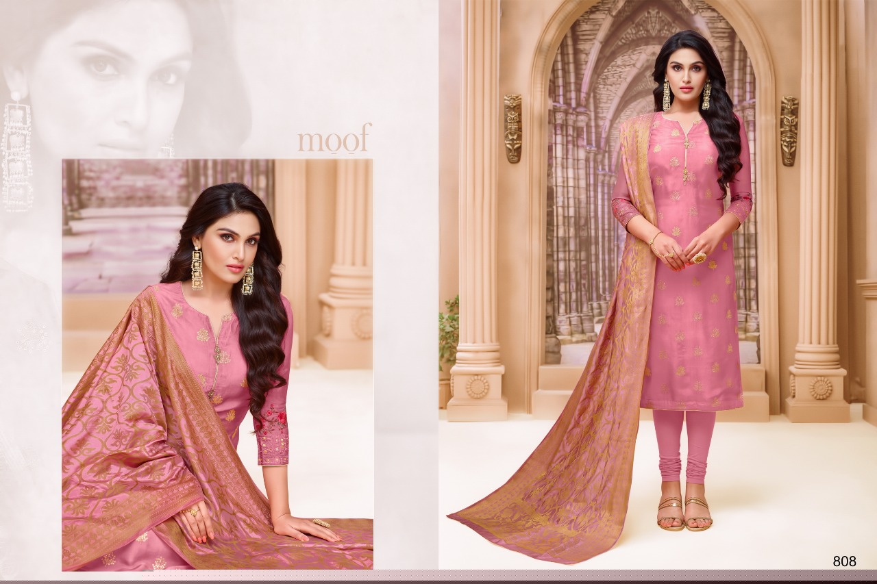 Naari Vol-2 By Moof Fashion 801 To 808 Series Designer Suits Collection Beautiful Stylish Fancy Colorful Party Wear & Occasional Wear Nancy Silk Embroidered Dresses At Wholesale Price