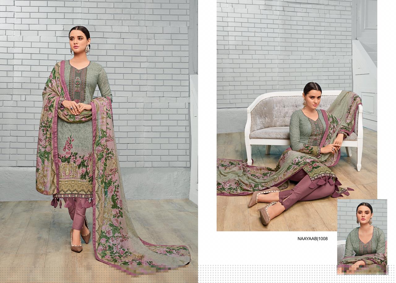 Naayaab By House Of Lawn 1001 To 1010 Series Beautiful Suits Stylish Colorful Fancy Casual Wear & Ethnic Wear Karachi Lawn Digital Print With Embroidery Dresses At Wholesale Price