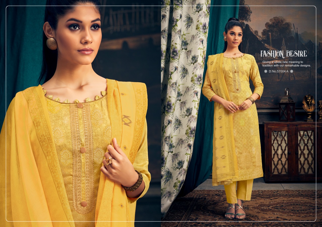 Nagma By Hariks 57001-a To 57004-b Series Beautiful Suits Stylish Fancy Colorful Casual Wear & Ethnic Wear Jam Silk Foil Print With Embroidery Dresses At Wholesale Price