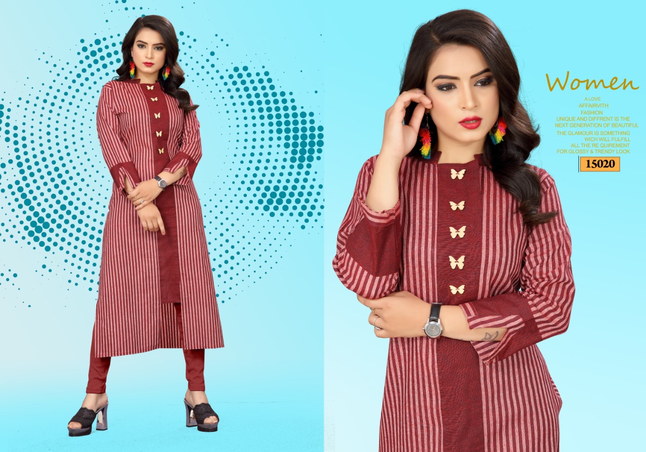 Naina By Neeti Creation 15019 To 15023 Series Beautiful Stylish Fancy Colorful Casual Wear & Ethnic Wear Heavy South Cotton Kurtis At Wholesale Price