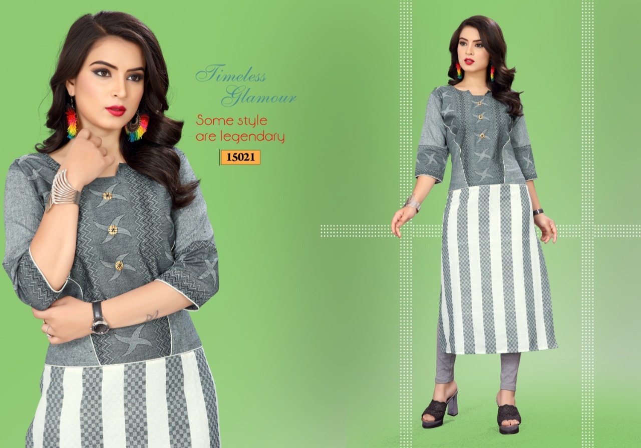 Naina By Neeti Creation 15019 To 15023 Series Beautiful Stylish Fancy Colorful Casual Wear & Ethnic Wear Heavy South Cotton Kurtis At Wholesale Price