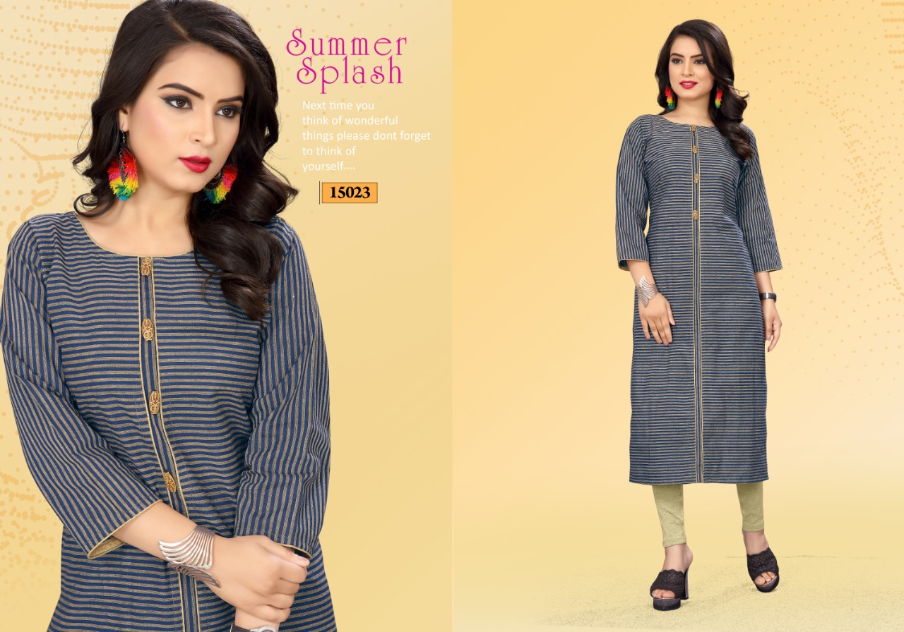 Naina By Neeti Creation 15019 To 15023 Series Beautiful Stylish Fancy Colorful Casual Wear & Ethnic Wear Heavy South Cotton Kurtis At Wholesale Price