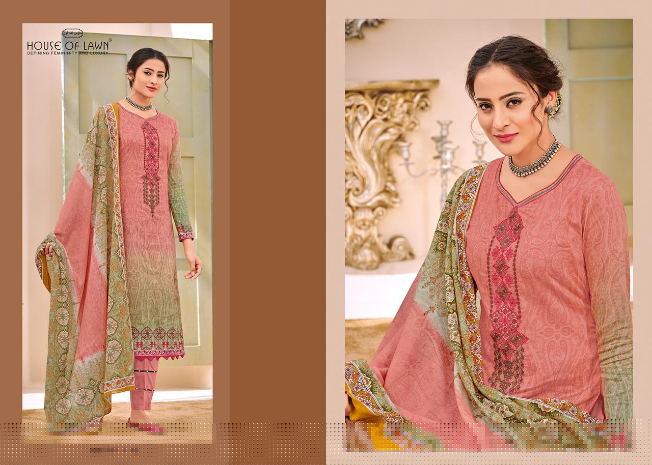 Naitra By House Of Lawn 101 To 110 Series Designer Wedding Collection Beautiful Stylish Fancy Colorful Party Wear & Occasional Wear Heavy Jam Satin With Heavy Embroidered Dresses At Wholesale Price