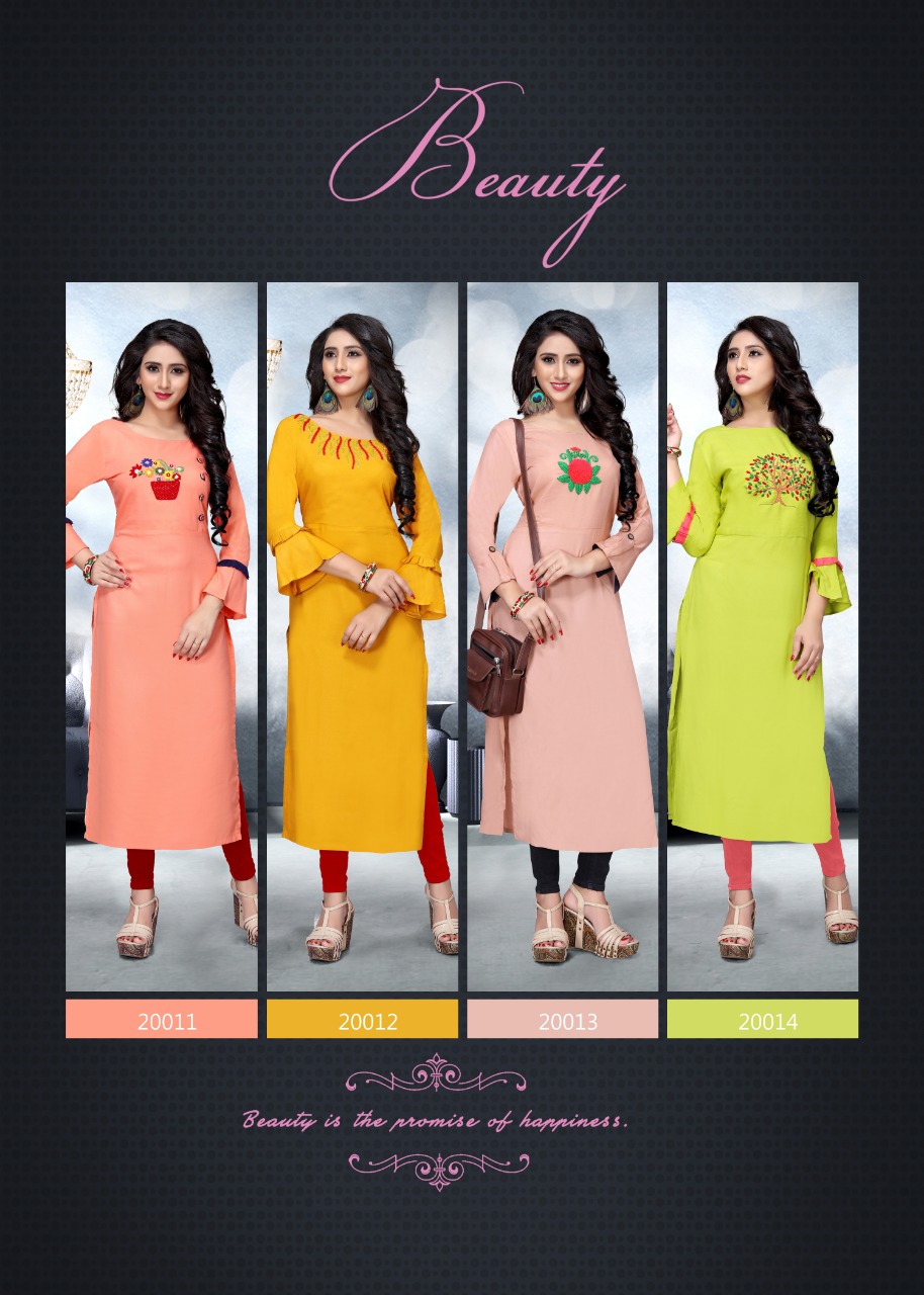 Nakkashi By Neeti Creation 20008 To 20014 Series Beautiful Colorful Stylish Fancy Casual Wear & Ethnic Wear & Ready To Wear Heavy Rayon Work Kurtis At Wholesale Price