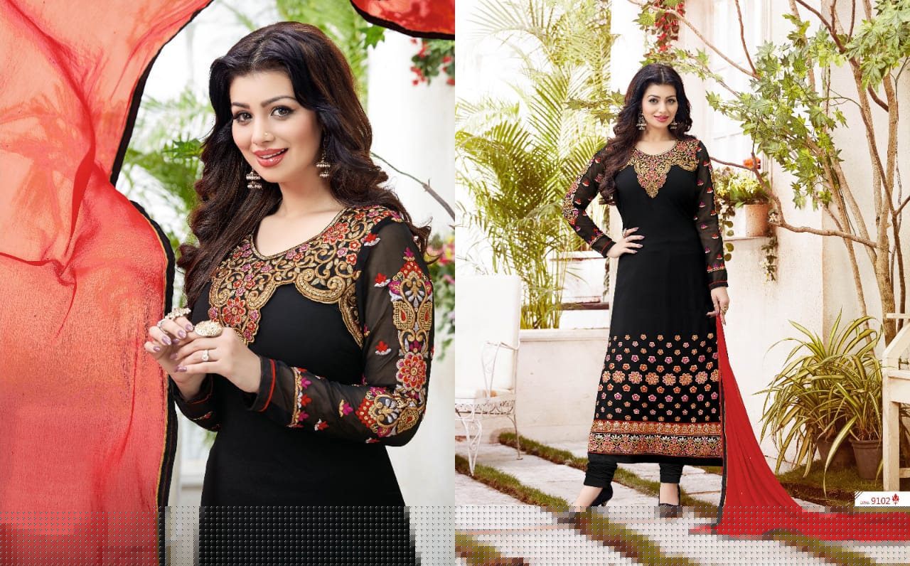 Nakshatra Vol-2 By Antique Creation 9101 To 9108 Series Beautiful Stylish Fancy Colorful Party Wear & Ethnic Wear Collection Georgette Embroidered Dresses At Wholesale Price