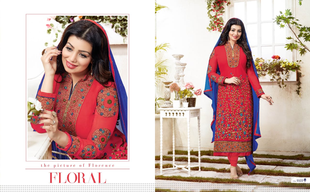 Nakshatra Vol-2 By Antique Creation 9101 To 9108 Series Beautiful Stylish Fancy Colorful Party Wear & Ethnic Wear Collection Georgette Embroidered Dresses At Wholesale Price