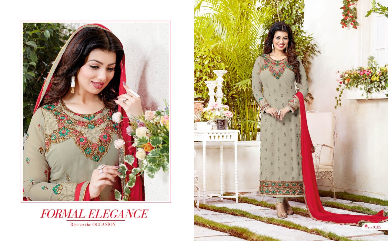 Nakshatra Vol-2 By Antique Creation 9101 To 9108 Series Beautiful Stylish Fancy Colorful Party Wear & Ethnic Wear Collection Georgette Embroidered Dresses At Wholesale Price