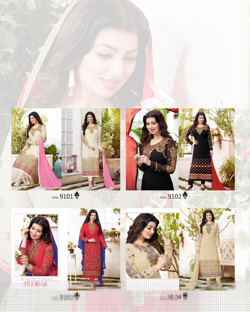 Nakshatra Vol-2 By Antique Creation 9101 To 9108 Series Beautiful Stylish Fancy Colorful Party Wear & Ethnic Wear Collection Georgette Embroidered Dresses At Wholesale Price