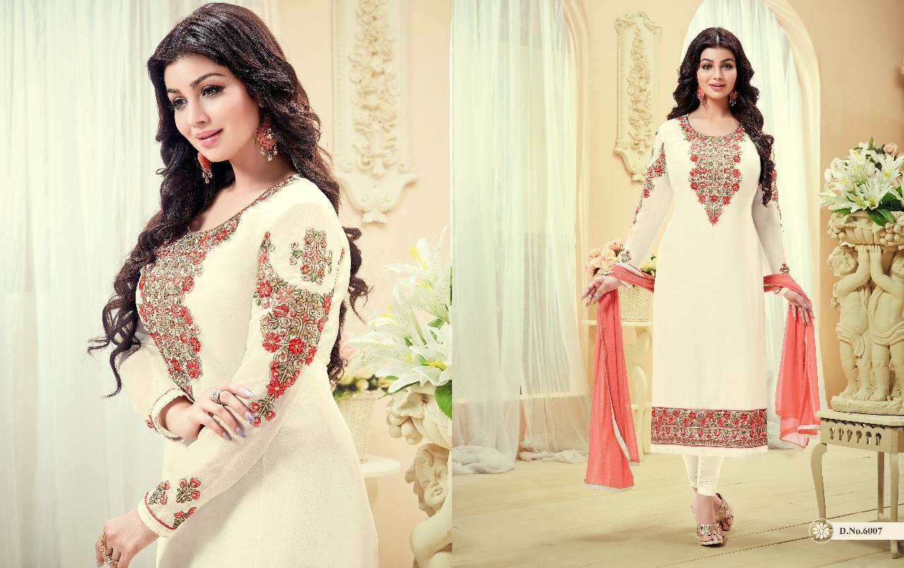 Sale Nakshatra Vol-6 By Antique Creation 6001 To 6008 Series Indian Designer Suits Bollywood Ethnic Wear With Embroidered Work Colorful Stylish Fancy Party Wear & Occasional Wear Georgette Dresses At Wholesale Price