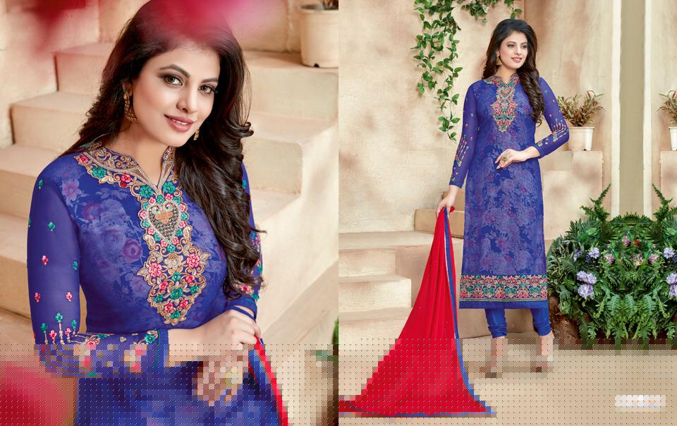 Sale Nakshatra Vol-8 By Antique Creation 8001 To 8008 Series Indian Designer Suits Bollywood Ethnic Wear With Embroidered Work Colorful Stylish Fancy Party Wear & Occasional Wear Georgette Dresses At Wholesale Price