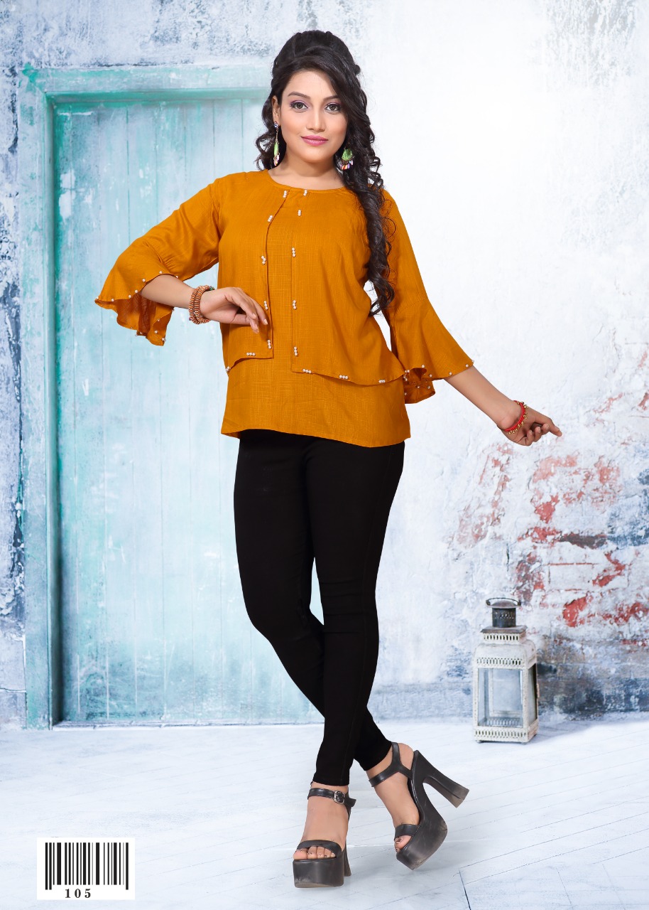Nancy By Pcs Group 101 To 108 Series Indian Traditional Wear Collection Beautiful Stylish Fancy Colorful Party Wear & Occasional Wear Heavy Rayon Cotton Kurtis At Wholesale Price
