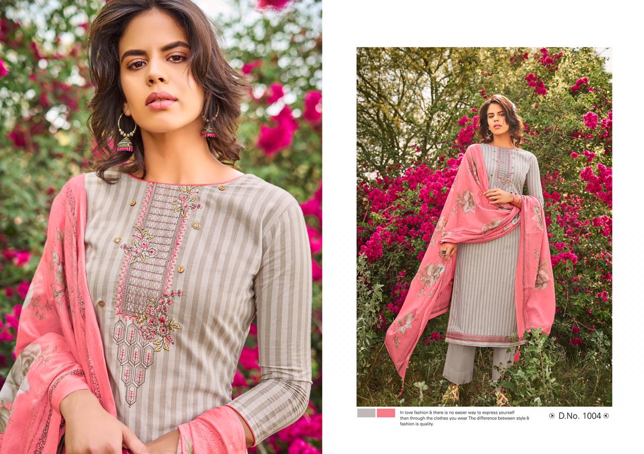 Nargis By Kaabil 1001 To 1008 Series Indian Traditional Wear Collection Beautiful Stylish Fancy Colorful Party Wear & Occasional Wear Pure Lawn Cotton With Elegant Embroidery Dress At Wholesale Price