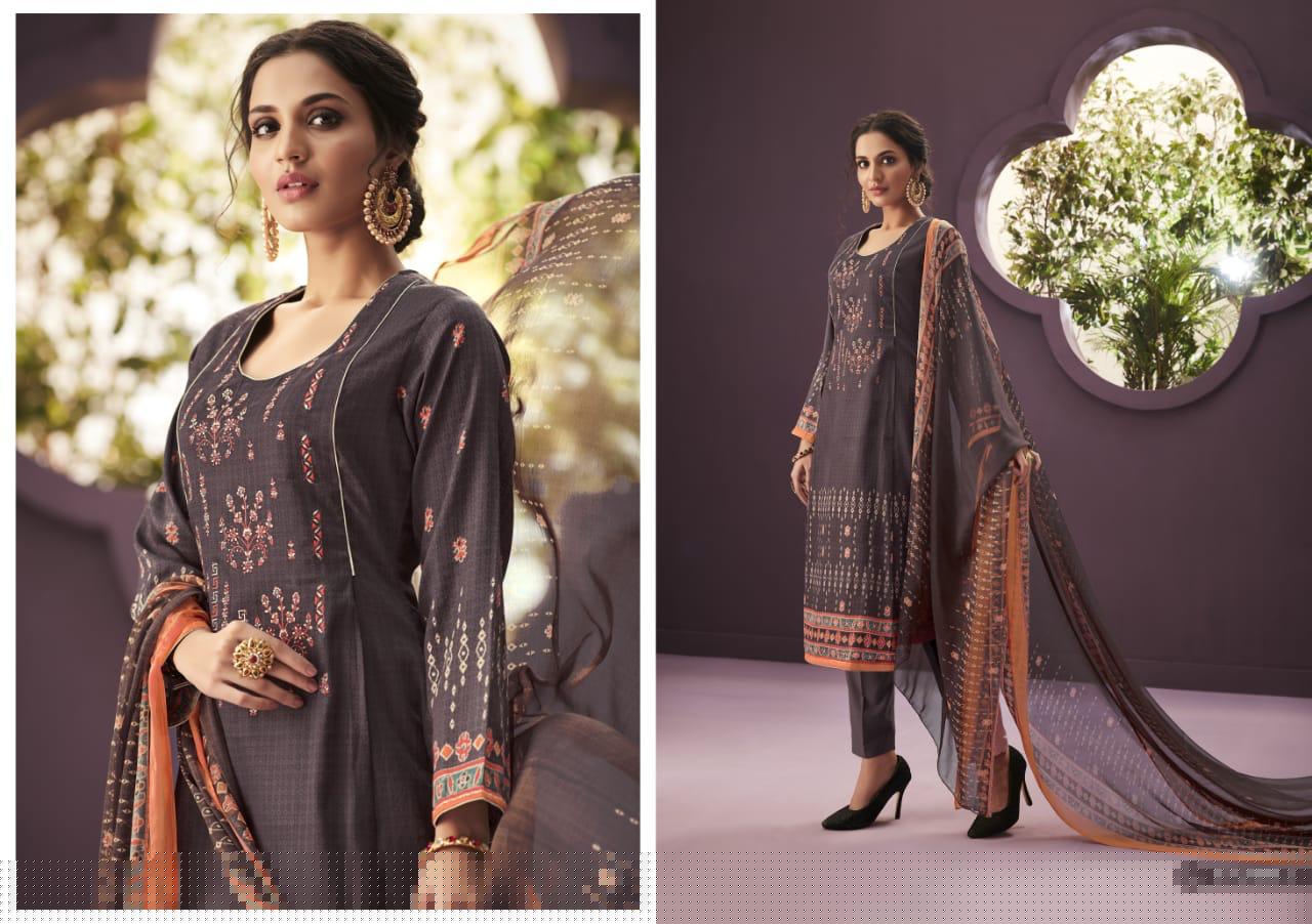 Nargis By Kapil Fab 56001-a To 56004-b Series Beautiful Suits Stylish Fancy Colorful Casual Wear & Ethnic Wear Collection Pure Cotton Jam Print Embroidery Dresses At Wholesale Price