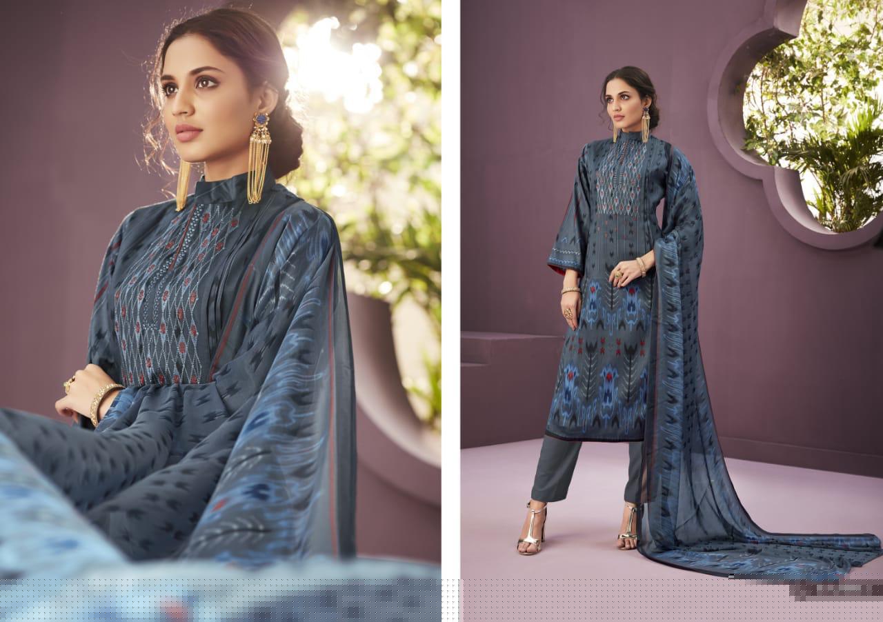 Nargis By Kapil Fab 56001-a To 56004-b Series Beautiful Suits Stylish Fancy Colorful Casual Wear & Ethnic Wear Collection Pure Cotton Jam Print Embroidery Dresses At Wholesale Price