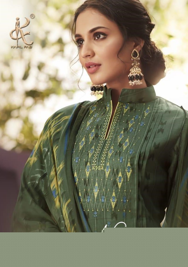 Nargis By Kapil Fab 56001-a To 56004-b Series Beautiful Suits Stylish Fancy Colorful Casual Wear & Ethnic Wear Collection Pure Cotton Jam Print Embroidery Dresses At Wholesale Price