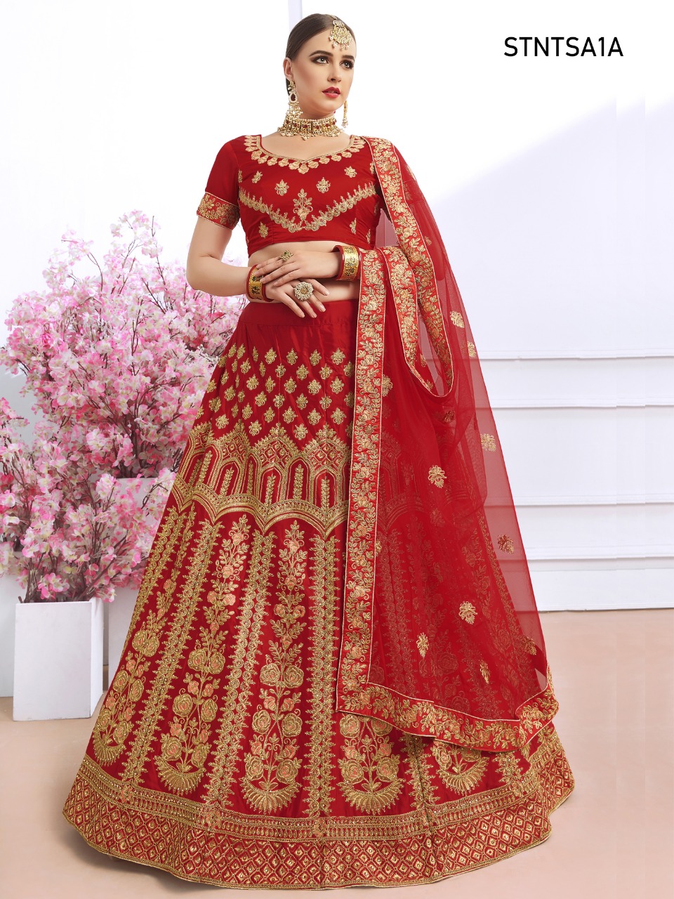 Natasha By Aasvaa 1001-a To 1001-f Series Indian Wedding Wear Collection Beautiful Stylish Fancy Colorful Party Wear & Occasional Wear Net Lehengas At Wholesale Price