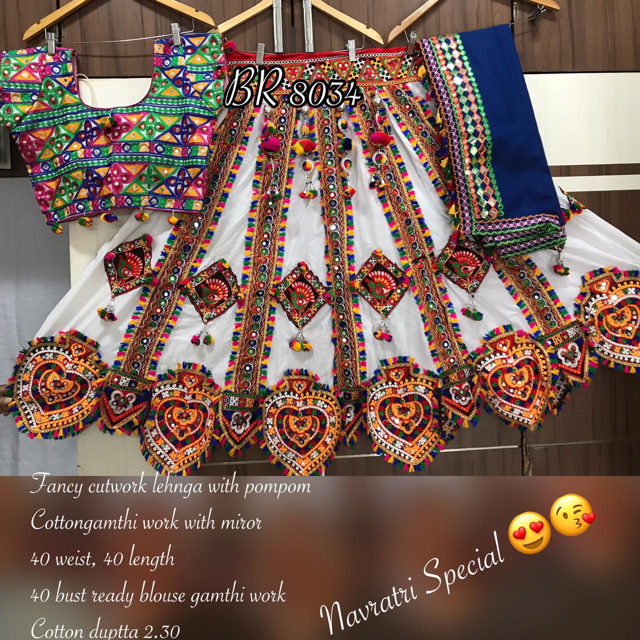 Navratri Collection 8034 Colours By Fashid Wholesale 8034-a To 8034-f Series Designer Beautiful Navratri Collection Occasional Wear & Party Wear Fancy Lehengas At Wholesale Price