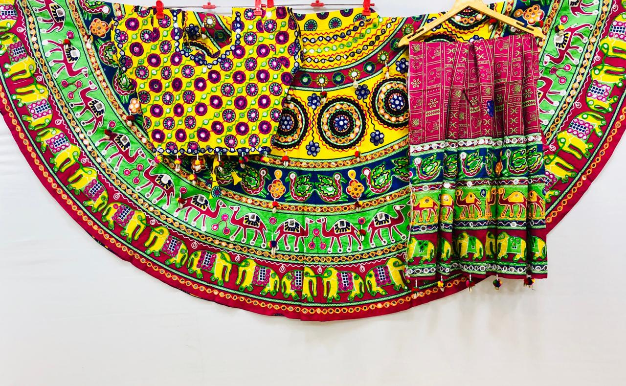 Navratri Special Vol-17 By Fashid Wholesale 1701 To 1704 Series Designer Beautiful Navratri Collection Occasional Wear & Party Wear Pure Cotton Lehengas At Wholesale Price
