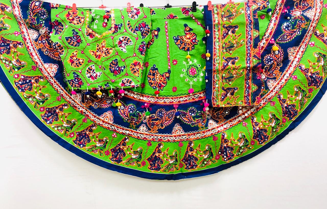 Navratri Special Vol-17 By Fashid Wholesale 1701 To 1704 Series Designer Beautiful Navratri Collection Occasional Wear & Party Wear Pure Cotton Lehengas At Wholesale Price