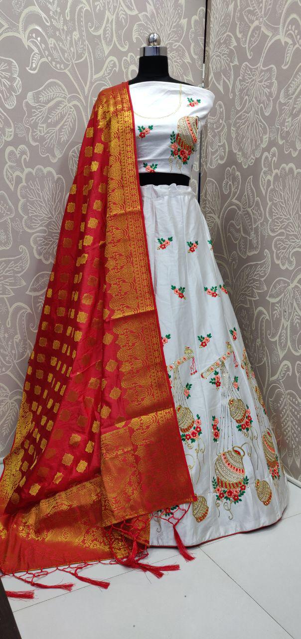 Navratri Special Vol-29 By Fashid Wholesale 2901 To 2905 Series Designer Beautiful Navratri Collection Occasional Wear & Party Wear Silk Satin Lehengas At Wholesale Price