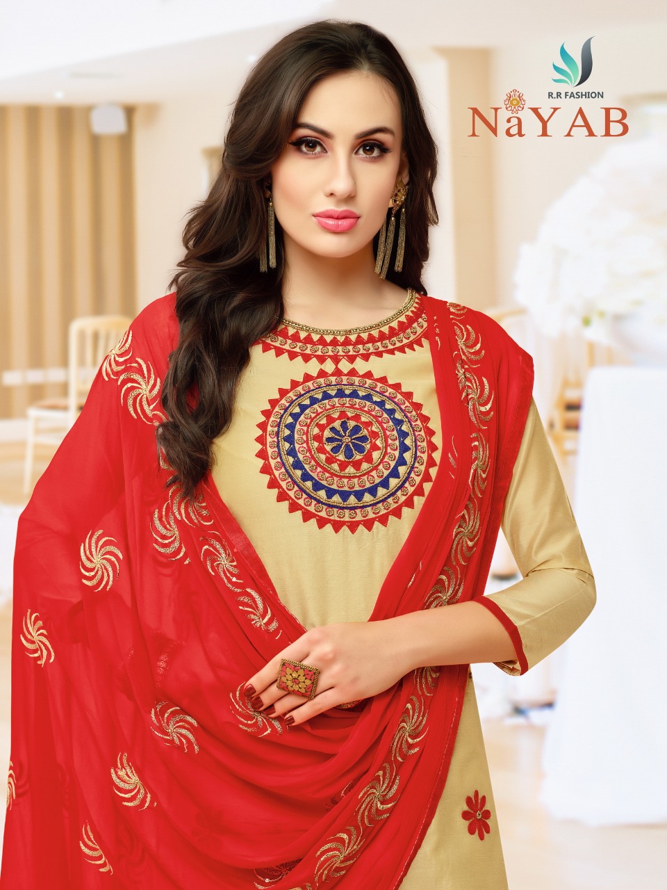 Nayab By Rr Fashion 10001 To 10012 Series Indian Traditional Wear Collection Beautiful Stylish Fancy Colorful Party Wear & Occasional Wear Modal Embroidered Dress At Wholesale Price