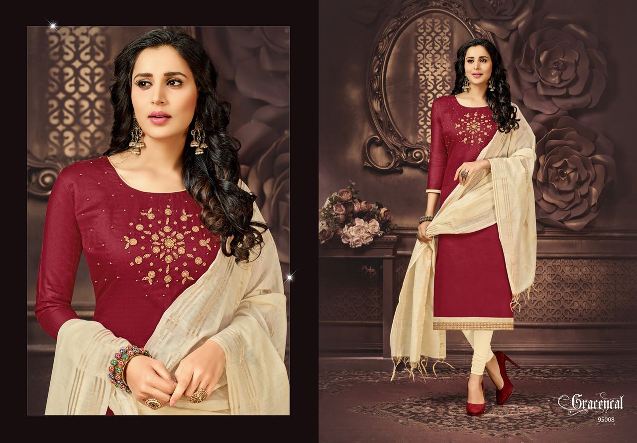 Naysa Vol-2 By Assian Art 95001 To 95012 Series Beautiful Stylish Fancy Colorful Casual Wear & Ethnic Wear Bombay Glace Cotton Dresses At Wholesale Price