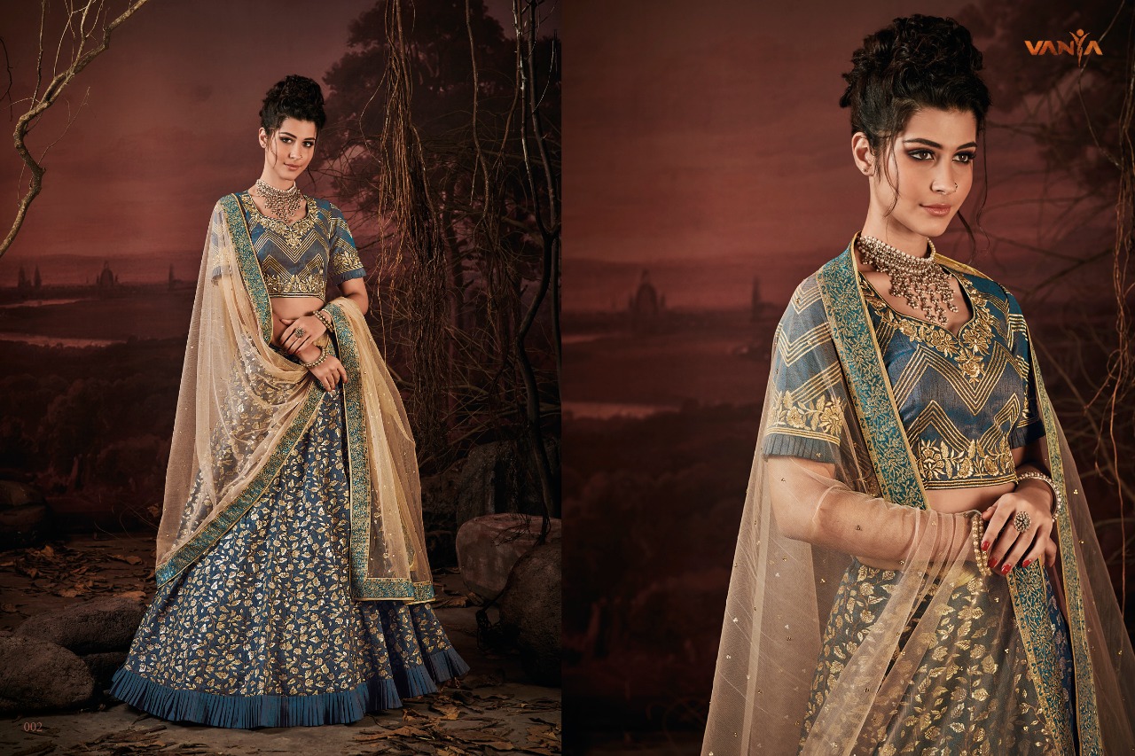 Nazakat By Vanya 01 To 012 Series Indian Bridal Wear Collection Beautiful Stylish Fancy Colorful Wedding Wear & Occasional Wear Fancy Embroidered Lehengas At Wholesale Price