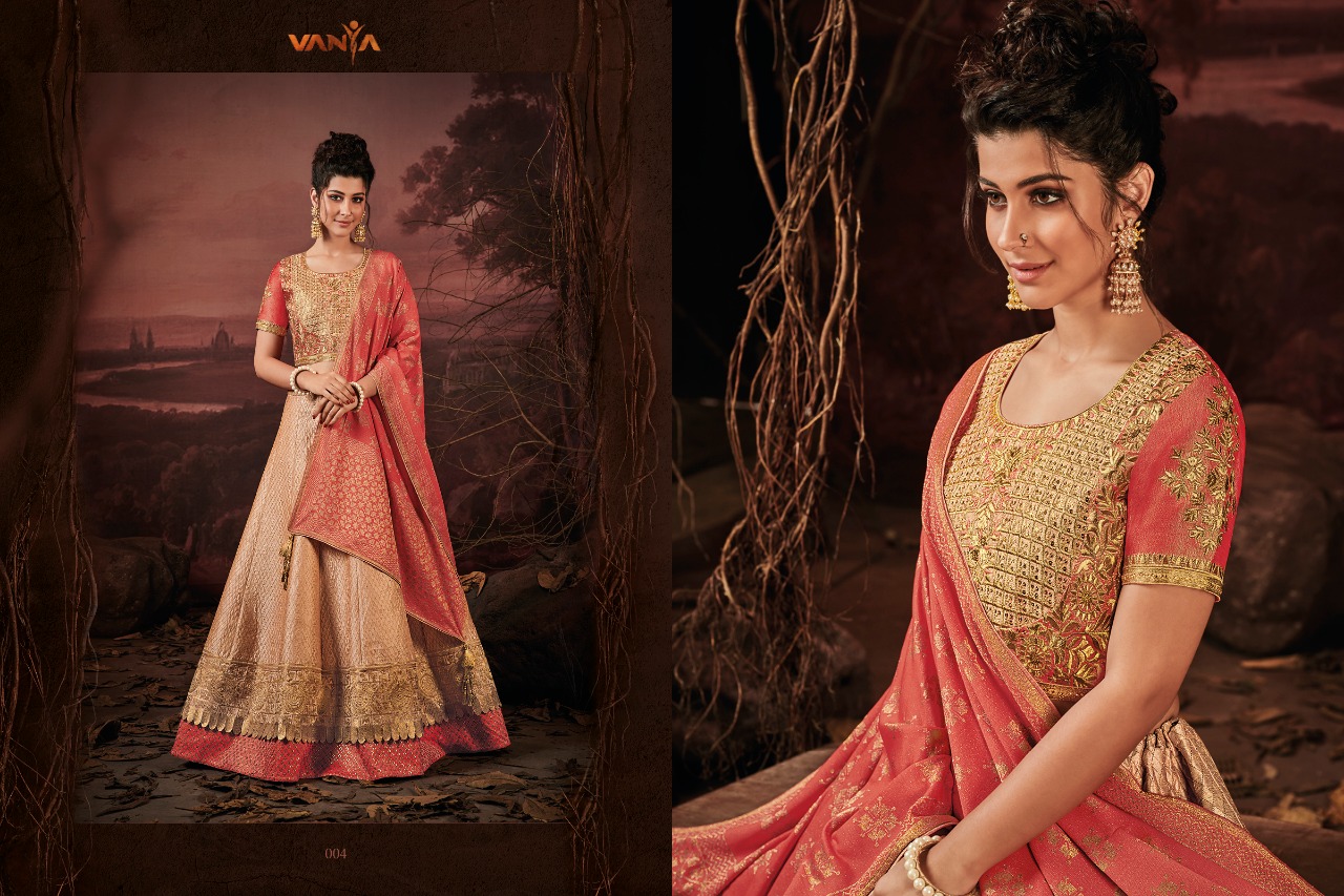 Nazakat By Vanya 01 To 012 Series Indian Bridal Wear Collection Beautiful Stylish Fancy Colorful Wedding Wear & Occasional Wear Fancy Embroidered Lehengas At Wholesale Price