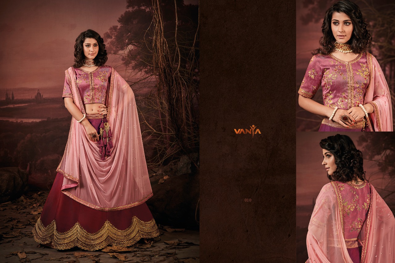Nazakat By Vanya 01 To 012 Series Indian Bridal Wear Collection Beautiful Stylish Fancy Colorful Wedding Wear & Occasional Wear Fancy Embroidered Lehengas At Wholesale Price