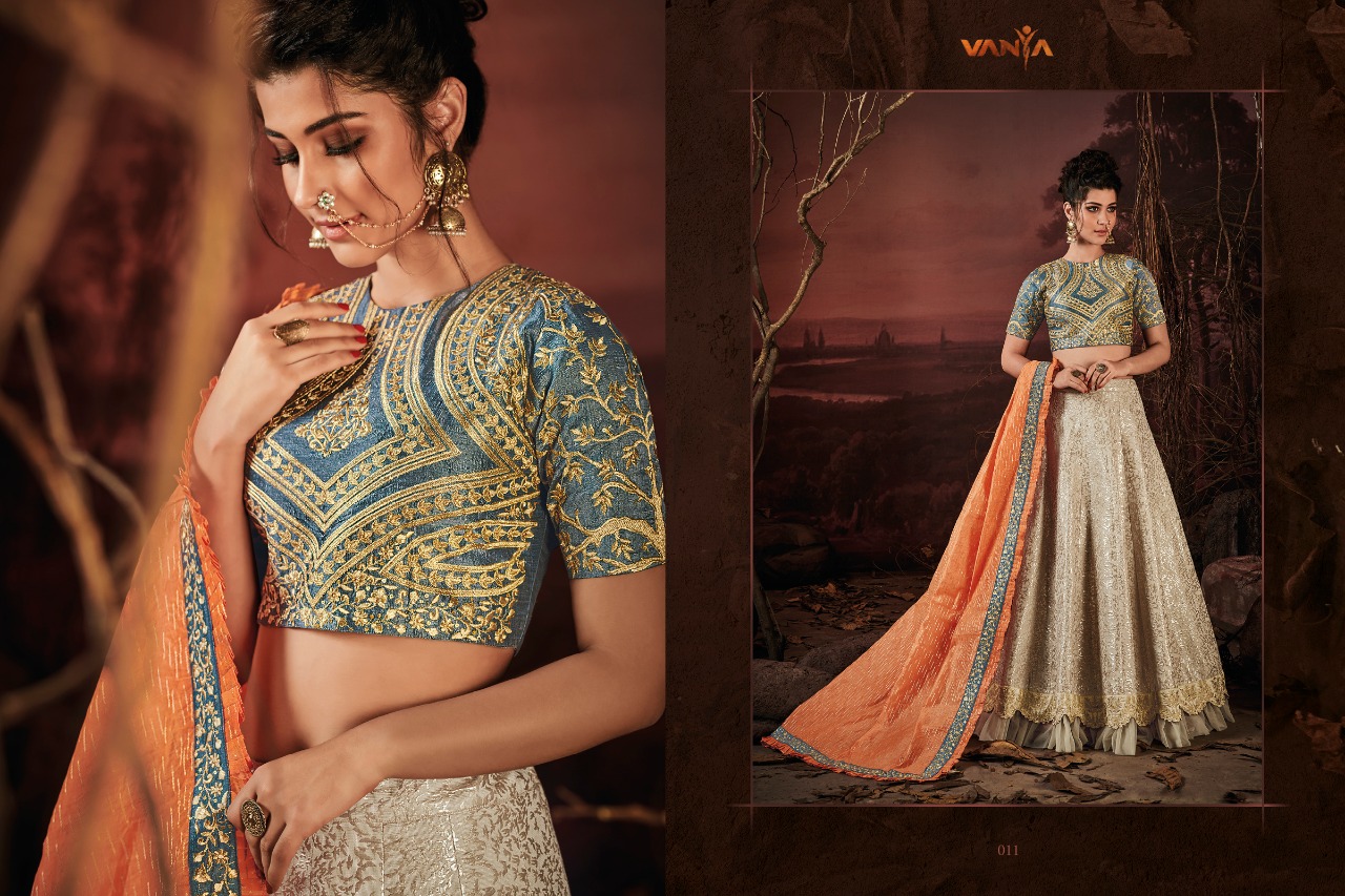 Nazakat By Vanya 01 To 012 Series Indian Bridal Wear Collection Beautiful Stylish Fancy Colorful Wedding Wear & Occasional Wear Fancy Embroidered Lehengas At Wholesale Price