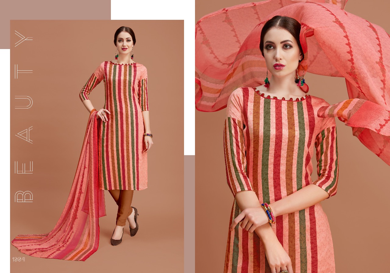 Nazakat By Shri Vijay 1001 To 1010 Series Beautiful Suits Collection Stylish Fancy Colorful Casual Wear & Ethnic Wear Pure Glace Cotton Dresses At Wholesale Price