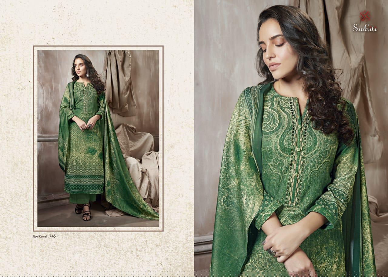 Neel Kamal By Sudriti Designer Winter Suits Collection Beautiful Stylish Fancy Colorful Party Wear & Winter Wear Pashmina Printed Dresses At Wholesale Price