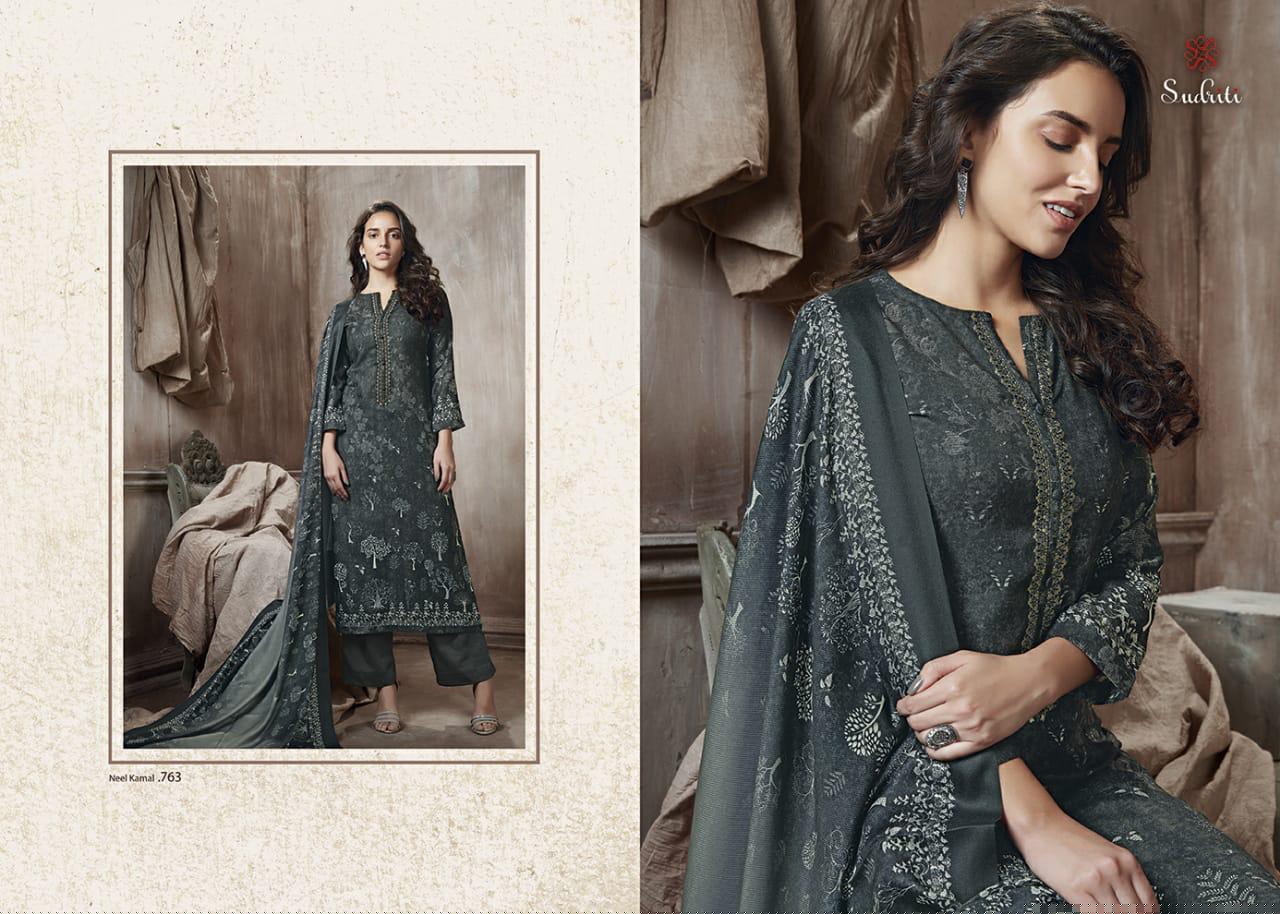Neel Kamal By Sudriti Designer Winter Suits Collection Beautiful Stylish Fancy Colorful Party Wear & Winter Wear Pashmina Printed Dresses At Wholesale Price