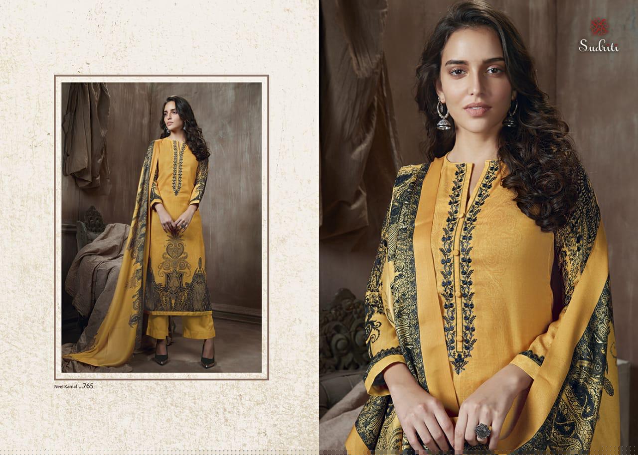 Neel Kamal By Sudriti Designer Winter Suits Collection Beautiful Stylish Fancy Colorful Party Wear & Winter Wear Pashmina Printed Dresses At Wholesale Price