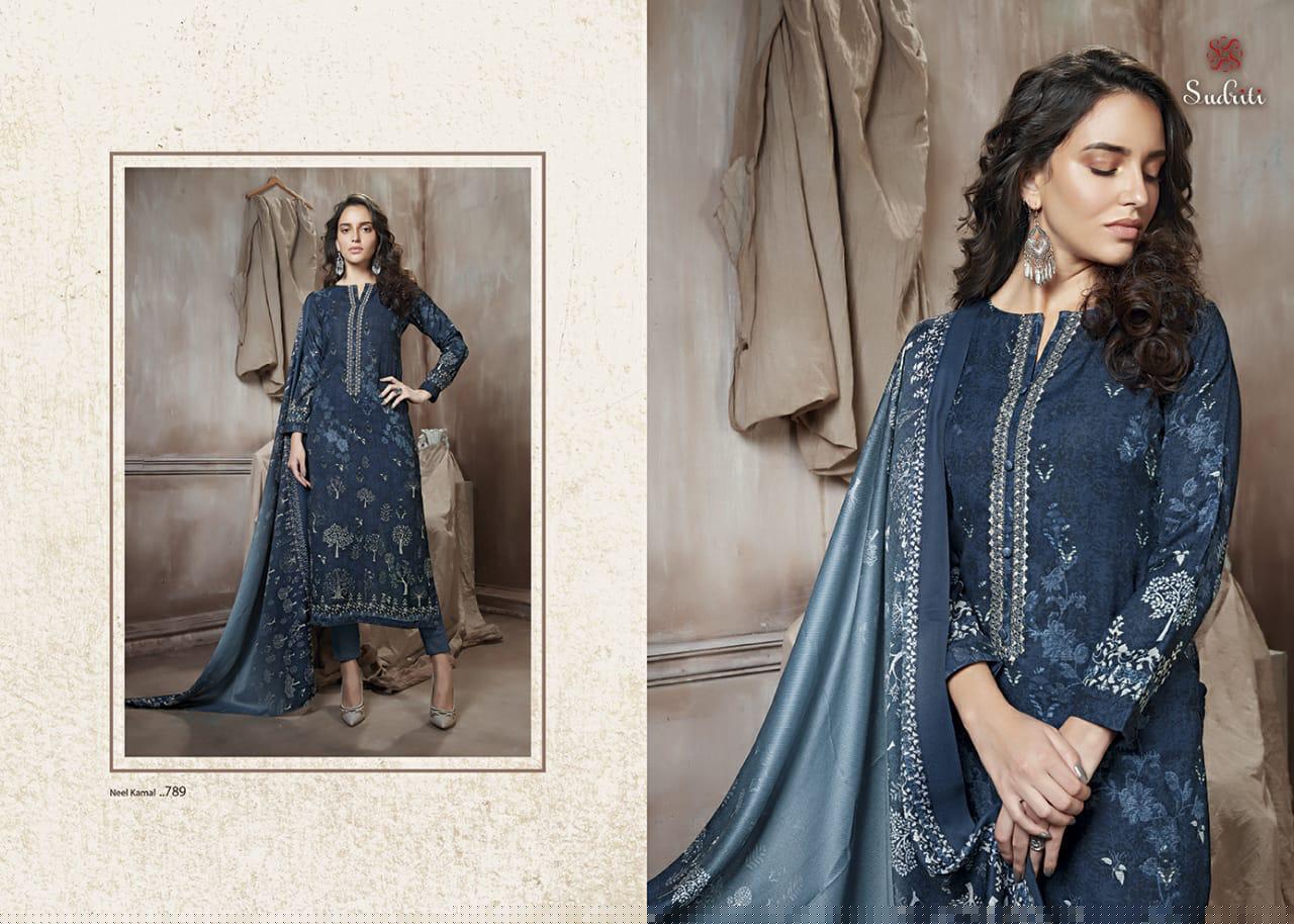 Neel Kamal By Sudriti Designer Winter Suits Collection Beautiful Stylish Fancy Colorful Party Wear & Winter Wear Pashmina Printed Dresses At Wholesale Price