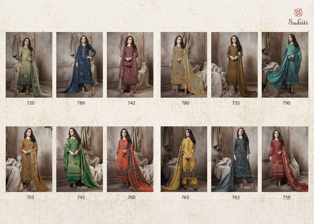 Neel Kamal By Sudriti Designer Winter Suits Collection Beautiful Stylish Fancy Colorful Party Wear & Winter Wear Pashmina Printed Dresses At Wholesale Price